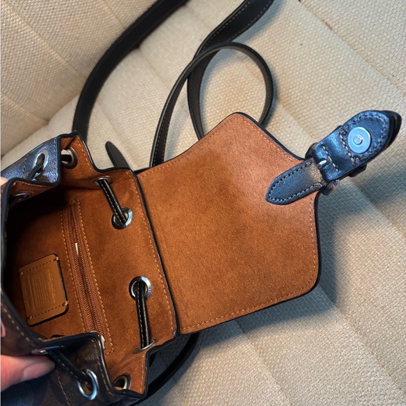 Coach Black and Brown Signature Backpack - Picture 3 of 5